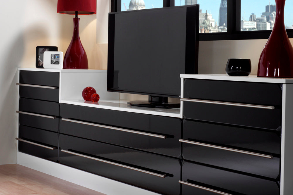 High gloss made to measure drawers in any colour