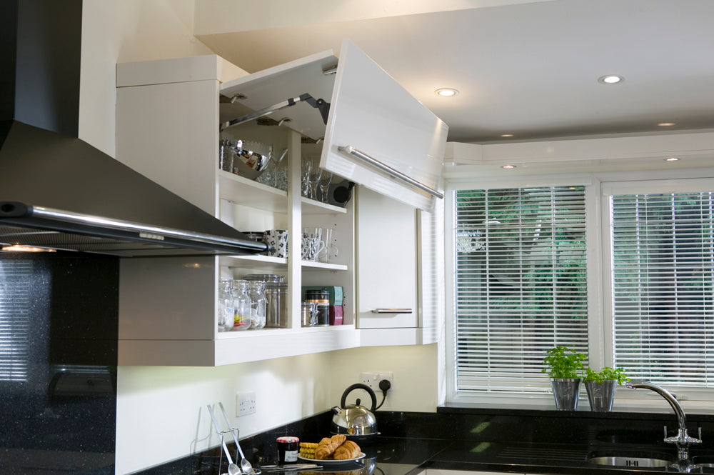 High gloss white doors in a Manhattan style