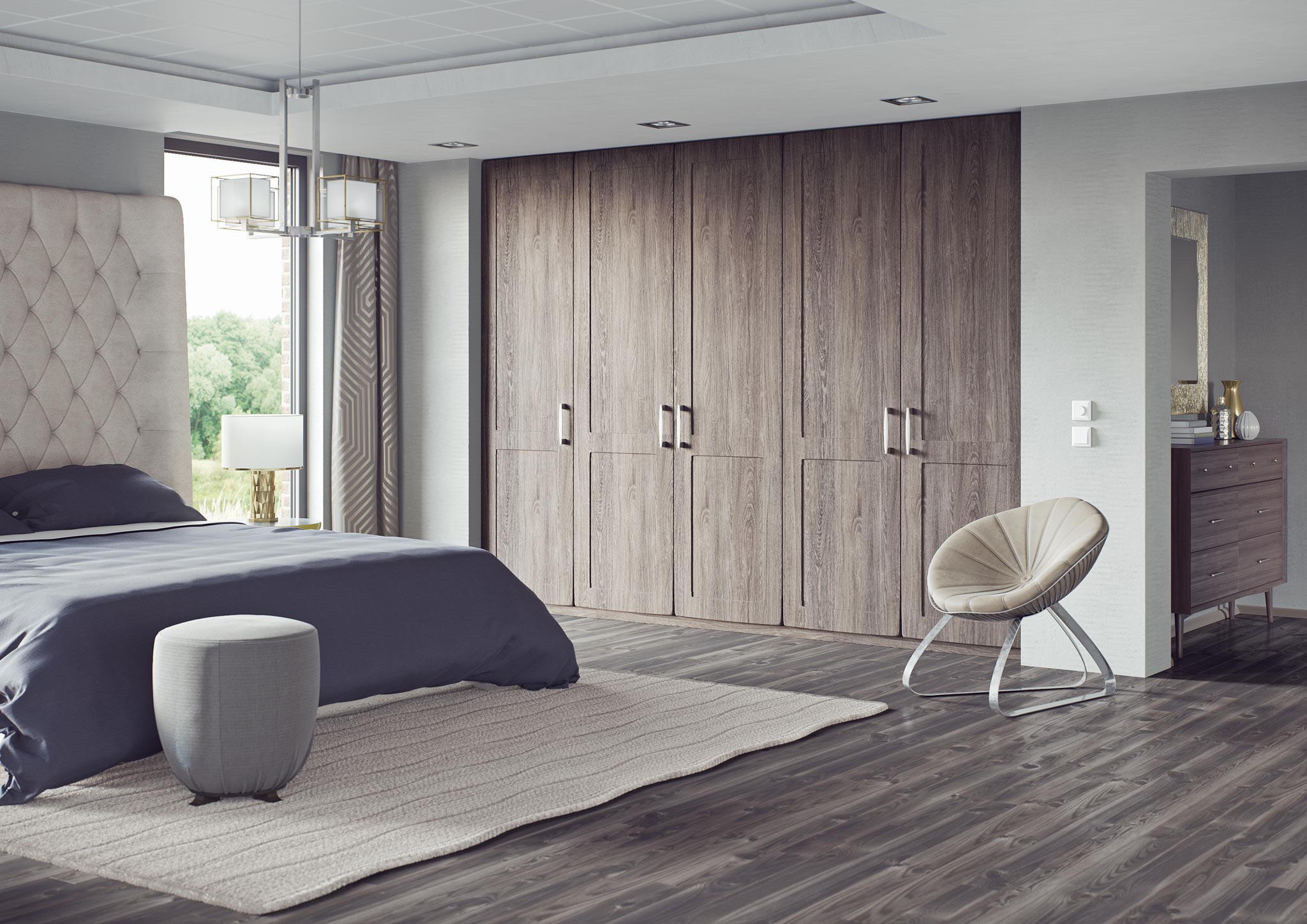 Brockworth bespoke shaker wardrobe