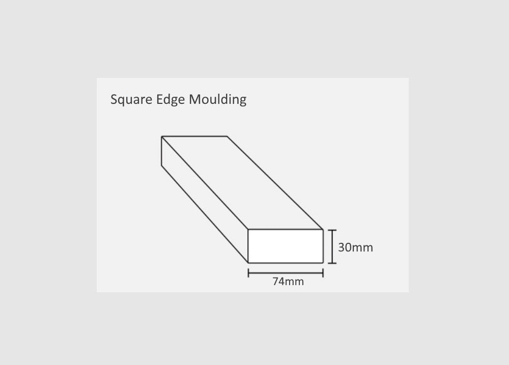 square edged moulding Diagram