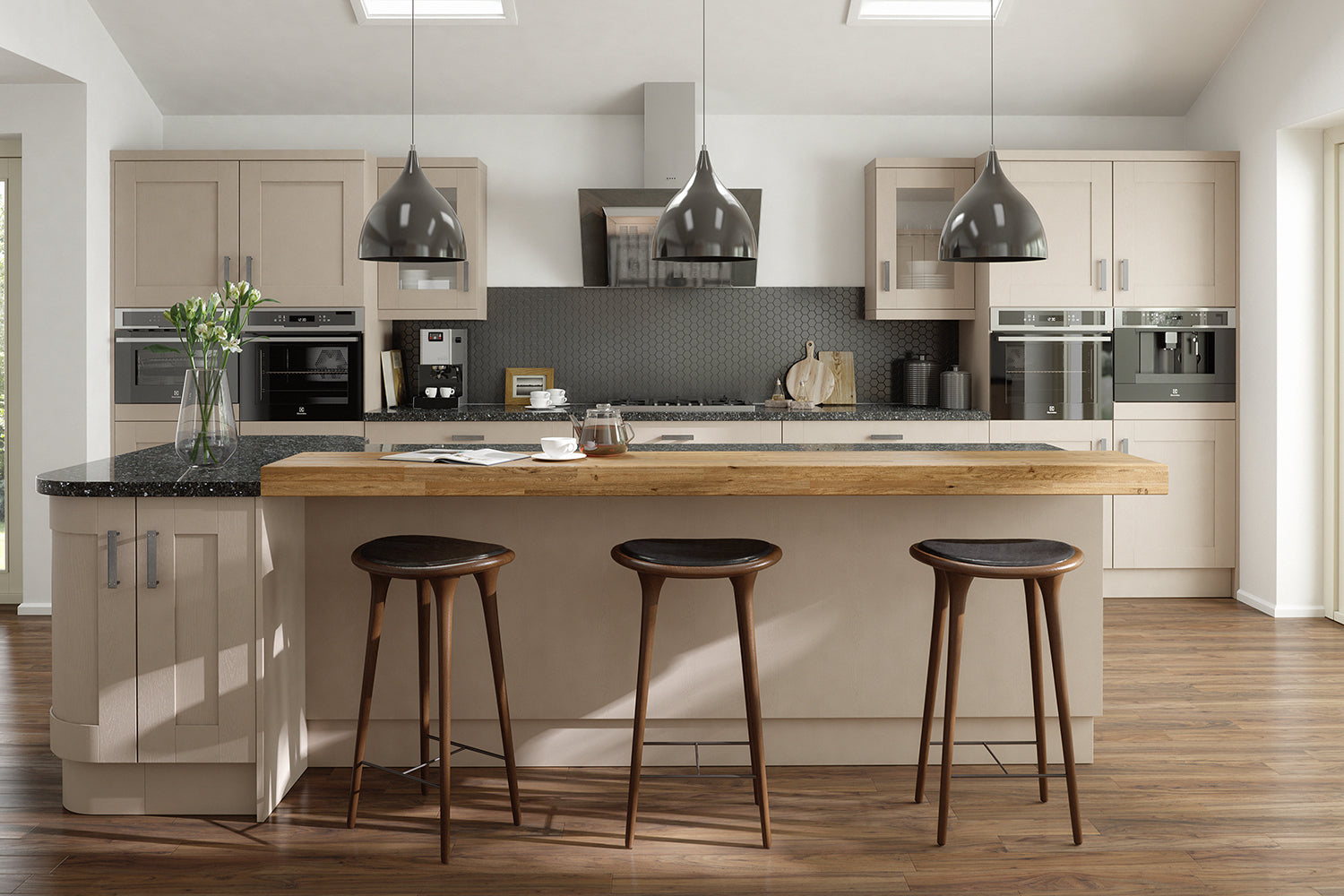 Made to measure kitchen with shaker style doors