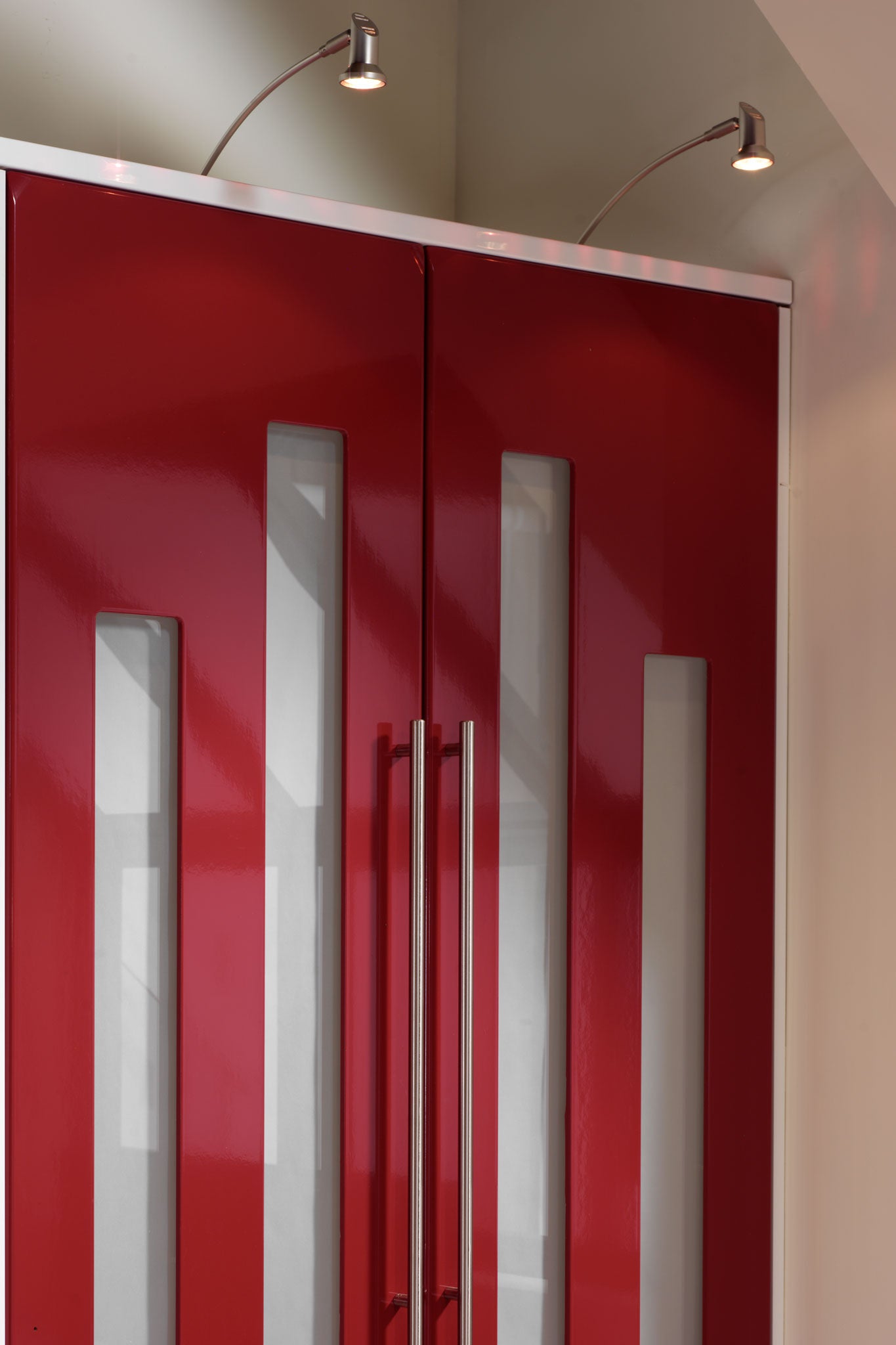 Bright wardrobe doors in a Winwick style