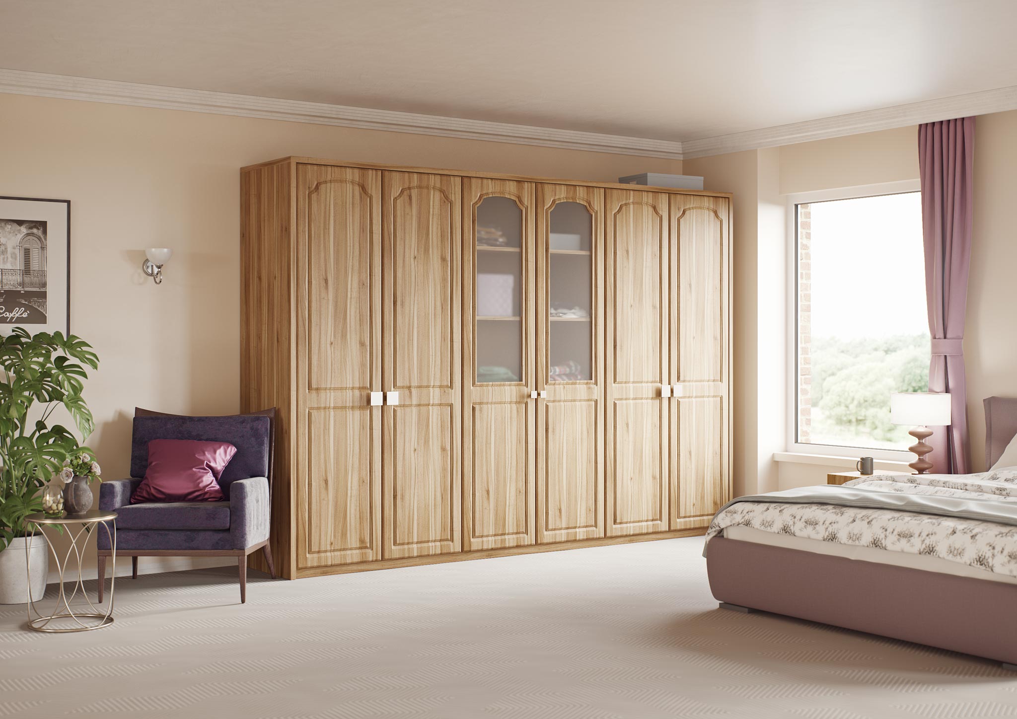 Traditional Chedburgh style wardrobe in any colour