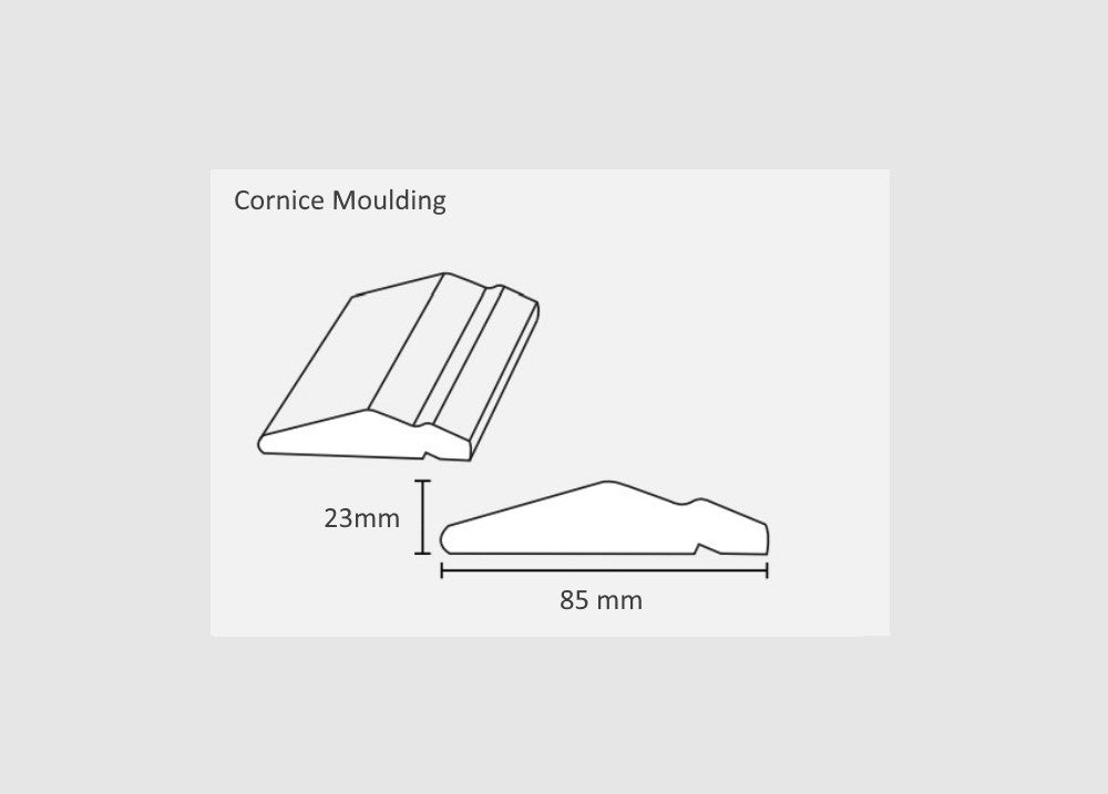 Made to measure cornice pelmet in any colour