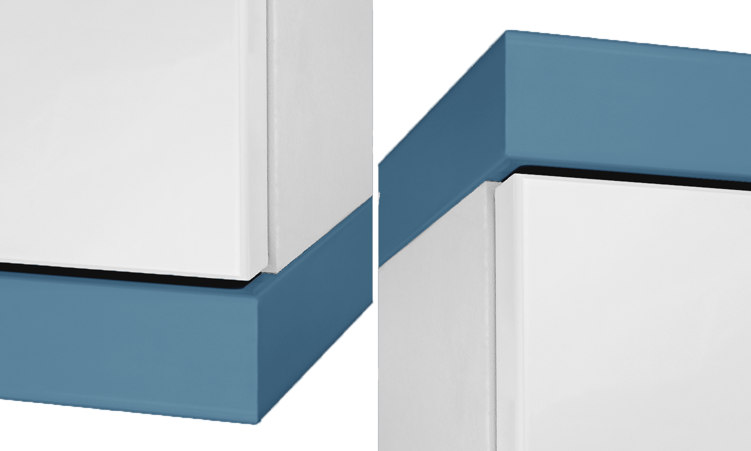 Dual Purpose Moulding for kitchen cupboard doors