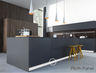 Made to measure slab plinth panel